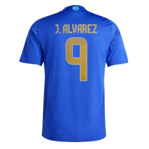 Argentina Julian Alvarez #9 Venkovní Dres Copa America 2024 Krátký Rukáv